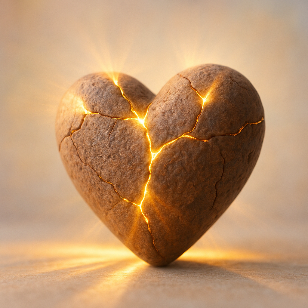 Your imperfections aren't barriers to Krishna's love—they're the very places where His light enters.